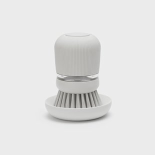 Brabantia Brabantia afwasborstel met zeepdispenser Lichtgrijs