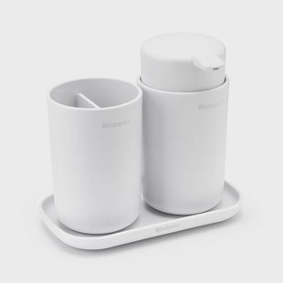 Brabantia Brabantia ReNew badkameraccessoireset 3-delig Wit
