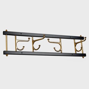 Essem Design Maxi 4 Dekorativ kapstok Zwart-messing