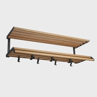 Essem Design Tamburin hoedenplank 60 cm Eikenhout-zwart