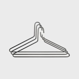 Essem Design Triangel kledinghanger 3-pack Chroom