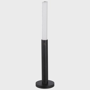 ERNST Ernst houten kandelaar zwart 20 cm