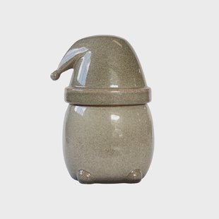 DBKD Eating Santa kom met deksel groot Multi