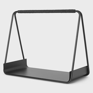 Ferm Living Port brandhoutmand Zwart