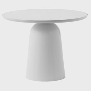 Normann Copenhagen Turn verstelbare tafel Ø55 cm Warmgrijs
