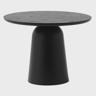 Normann Copenhagen Turn verstelbare tafel Ø55 cm Zwart