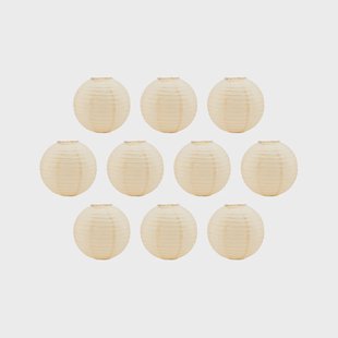 House Doctor Soni lampenkapjes 10-pack zand Ø25 cm House Doctor Soni lampenkapjes 10-pack zand Ø25 cm