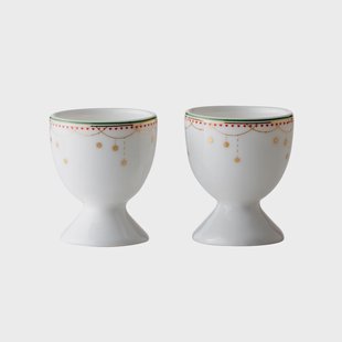 Wik & Walsøe Julemorgen eierdopje 2-pack Wit