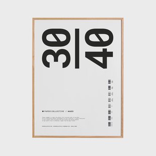 Paper Collective Paper Collective lijst plexiglas-eikenhout 30x40 cm