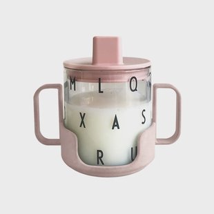 Design Letters Grow with your cup beker Nude