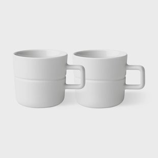 NJRD Lines mok 30 cl 2-pack wit