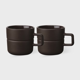 NJRD Lines mok 30 cl 2-pack bruin