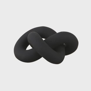 Cooee Design Knot Table large decoratie Black