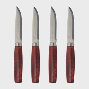 Morakniv Morakniv Classic Steak Knife 4-pack Rood
