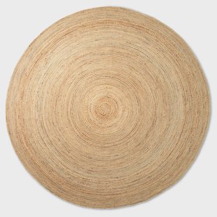 Ferm Living Eternal jute vloerkleed rond large Natural