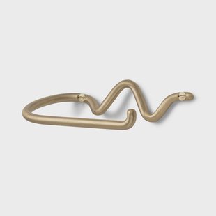 Ferm Living Curvature toiletpapierhouder Messing