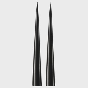 ester & erik ester & erik kegelkaars 37 cm 2-pack gelakt Raw black 75-0