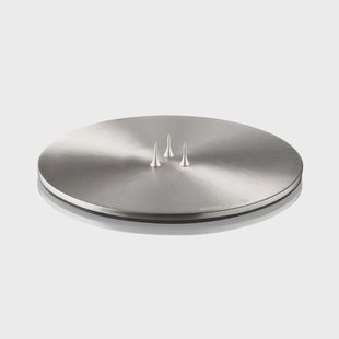 ester & erik ester & erik kaarsenschaal Ø12 cm mat Silver