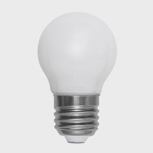 Globen Lighting Lichtbron E27 LED filament gloeilamp opaal 45 mm 5W
