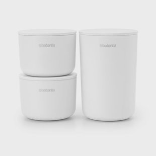 Brabantia ReNew opbergpotten 3-pack Wit