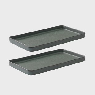 Aida Raw schotel 18x34 cm 2-pack Northern green