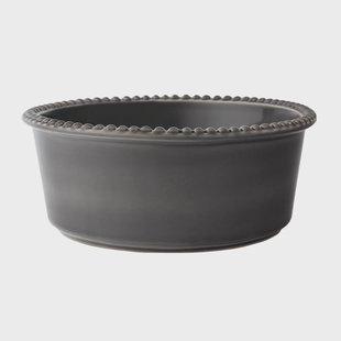 PotteryJo Daria kom Ø23 cm aardewerk Clean grey