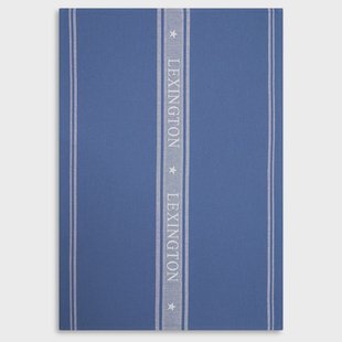 Lexington Icons Star keukenhanddoek 50x70 cm Blue-white