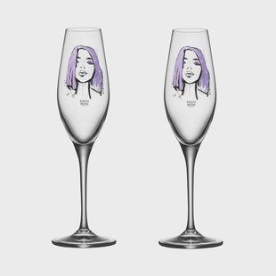 Kosta Boda All about you champagneglas 24 cl 2-pack Forever Mine