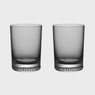 Kosta Boda Limelight drinkglas 22 cl 2-pack Grijs