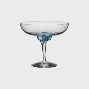 Kosta Boda Sugar Dandy coupeglas 32 cl Blauw
