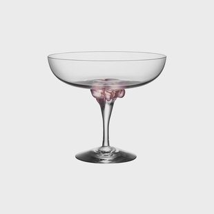 Kosta Boda Sugar Dandy coupeglas 32 cl Roze