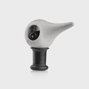 Zone Denmark Rocks wijnstopper 3,2x6,4 cm Warm grey