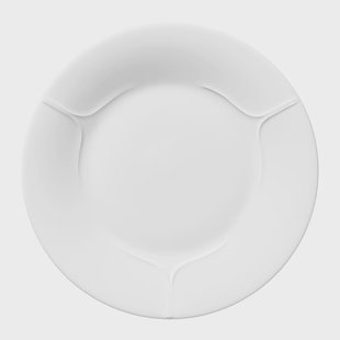 Rörstrand Pli Blanc bord 21 cm Wit