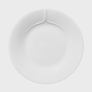 Rörstrand Pli Blanc bordje 17 cm Wit
