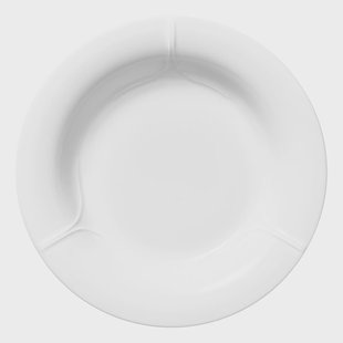 Rörstrand Pli Blanc diep bord 23 cm Wit