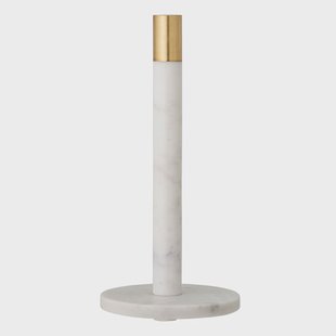 Bloomingville Emira keukenrolhouder marmer 32 cm Wit Bloomingville Emira keukenrolhouder marmer 32 cm Wit