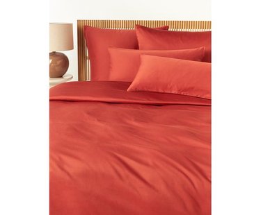 Katoensatijnen dekbedovertrek Comfort