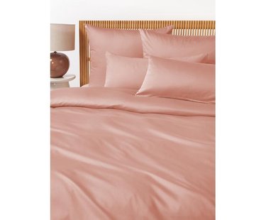 Katoensatijnen dekbedovertrek Comfort