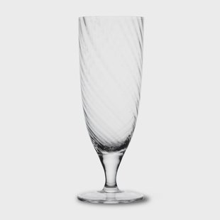 Byon Opacity drinkglas op voet Transparant