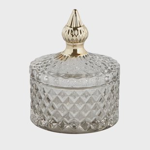 Lene Bjerre Miya voorraadpot met deksel Ø8,5 cm Lichtgrijs