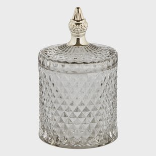 Lene Bjerre Miya voorraadpot met deksel Ø10,5 cm Lichtgrijs