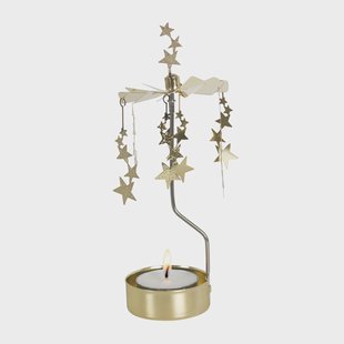 Pluto Design Nachthemel waxinelichtjeshouder Goud