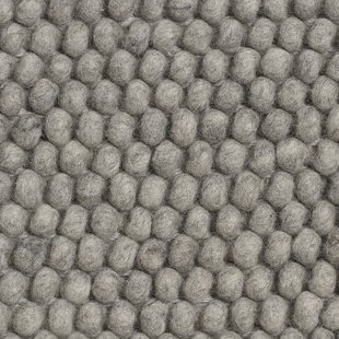 HAY Peas wollen vloerkleed 170x240 cm Medium grey