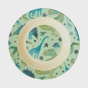 RICE Rice kinderkom melamine Ø20 cm Dinosaurs