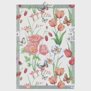 Ekelund Linneväveri Vårfröjd keukenhanddoek 35x50 cm Multi