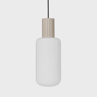 Broste Copenhagen Lolly hanglamp Zand-wit-Ø16 cm