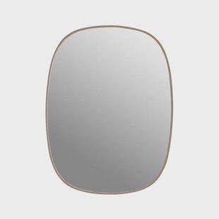 Muuto Framed spiegel klein Rose-clear