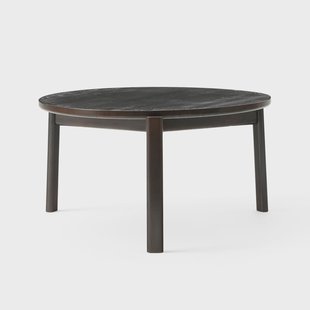 Audo Copenhagen Passage salontafel Ø70 cm Donkergelakt eiken