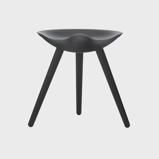 Audo Copenhagen ML42 kruk 48 cm Zwartgebeitst beukenhout