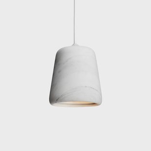 New Works Materiaal hanglamp White marble